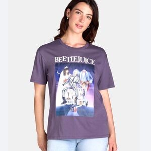 Beetlejuice Graphic Purple Tee